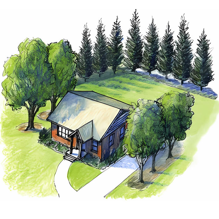 How Landscaping Around Your Home Affects Air Conditioning Efficiency
